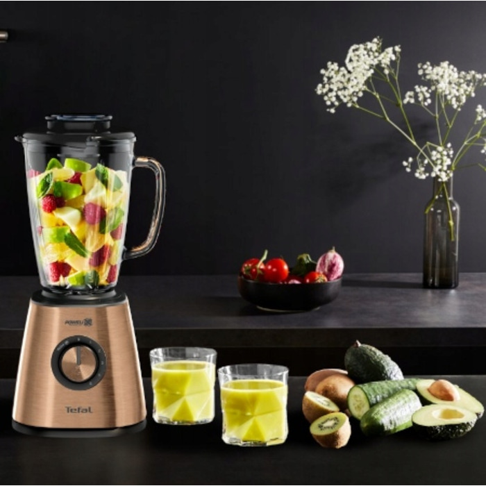 Стаціонарний блендер Tefal BL439G10, 800 Вт, жовтий/золотистий