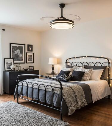 Вентилятор стельовий BEL AIR HOME Asgard 108 см з LED підсвіткою, пультом, DC-мотор, білий