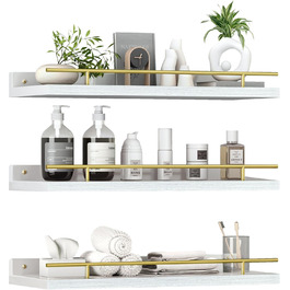 Настінна полиця Wandregal Holz, 3 шт. - полиці для кухні, вітальні, спальні, офісу, ванної кімнати. Полиця для книг та декоративних речей.