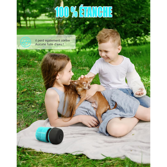 Складана пляшка для води для собак Lesotc, 520 мл, блакитний колір, для прогулянок та подорожей