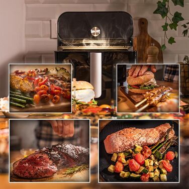 Фритюрниця, духовка та гриль Cecotec Cecofry FoodCourt 11000 Connected: 11 л, 1850 Вт, 3-в-1, 8 програм, Wi-Fi, 40-230°C