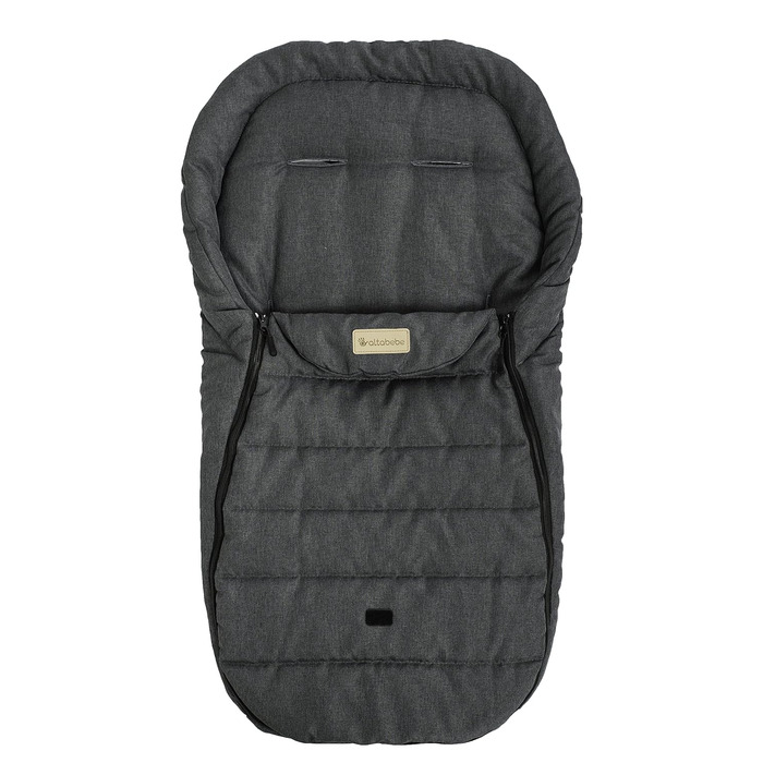 Демісезонний конверт Altabebe Lifeline AL2450L-30 для колясок, сіро-чорний