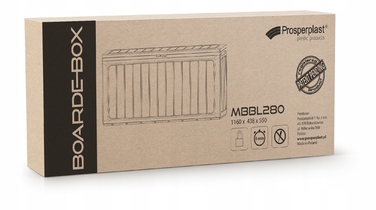Садова скриня WOODEBOX 280л, антрацит - Prosperplast MBWL280-S433