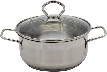 Набір каструль KRÜGER LUENING-0032 з нержавіючої сталі, великий, 30x30x30 см
