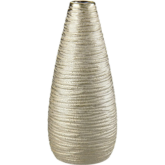 3-Piece Ceramic Pampas Grass Vase Set - Decorative Vases for Home, Table Arrangements, Living Room, Office, Wedding & Holiday Decor - 28cm Tall