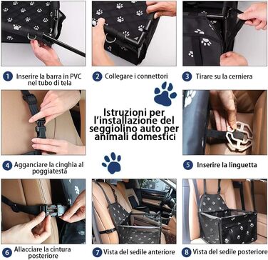 Автомобільний лежак для собак: безпечний, водонепроникний, для маленьких та середніх порід