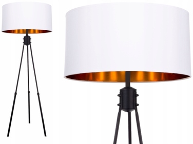 Підлоговий торшер-тринога Light E27 60 Вт, чорний