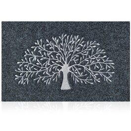 Килимок для дому Baum & Grau Tree of Life (60x90 см) з неслизьким покриттям для входу, коридору, кухні