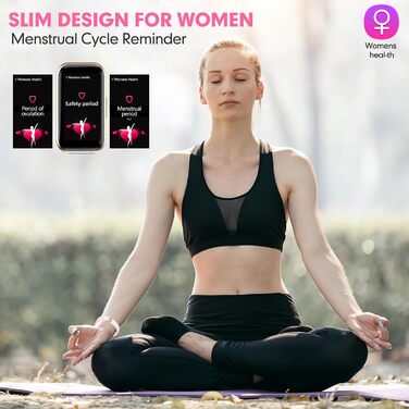 Фітнес-годинник з крокоміром, пульсометром та монітором сну. Розумний браслет-фітнес-трекер, смарт-годинник. Водонепроникний IP68, сумісний з Android та iOS. Для жінок, чоловіків та дітей. Рожевий колір.