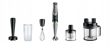 Занурювальний блендер Braun MultiQuick 9 MQ9187XLI 1200 Вт, чорний