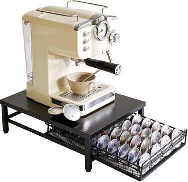 Тримач для капсул кави IBUYKE на 80 капсул Nespresso, чорний, TCJ102H