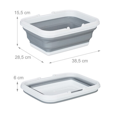 Collapsible Storage Basket with Handle
