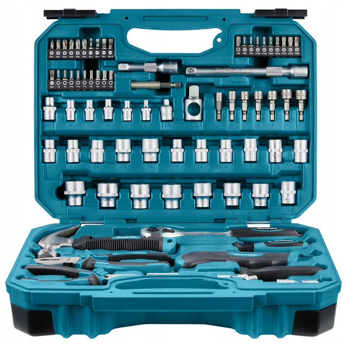 Набір інструментів та торцевих ключів Makita, 76 елементів, E-10899