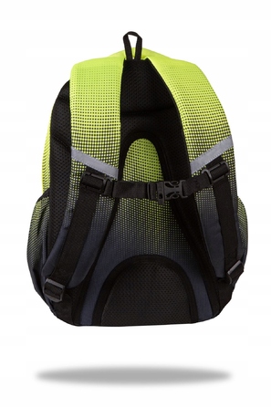 Багатовідсіковий шкільний рюкзак CoolPack, чорний з жовтими та золотистими акцентами, 21 л