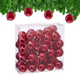 Relaxdays Set of 50 Christmas Baubles