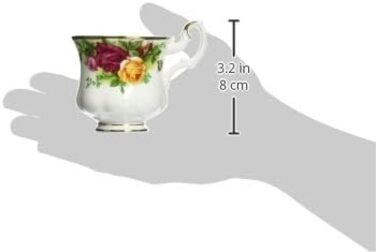 Сервіз Royal Albert Old Country Roses на 4 персони, кістяна порцеляна, вінтажний квітковий візерунок, чайник 0,8 л