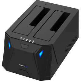 SABRENT Док-станція для жорстких дисків 2 відсіки USB A - 2.5/3.5