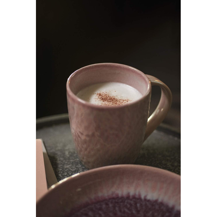 Керамічні чашки Leonardo Matera, 6 шт., сірі, 430 мл, придатні для миття в посудомийній машині та мікрохвильовій печі