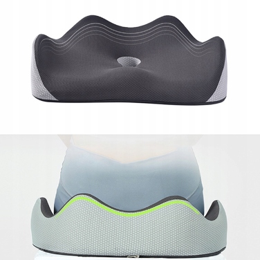 Ортопедична подушка для сидіння з ефектом пам'яті (Memory Foam) — зменшує тиск, для офісу, дому та авто