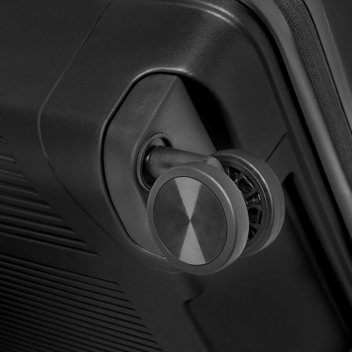 Чемодан Smartbox Hartschalen Check-in L (75 см) з поліпропілену, 4 колеса, TSA-замок, чорний металік