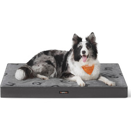 Крізь для собак Feandrea, розмір M, 76 x 51 x 8 см, водовідштовхувальний, для маленьких та мініатюрних собак, сірий, PGW241G01