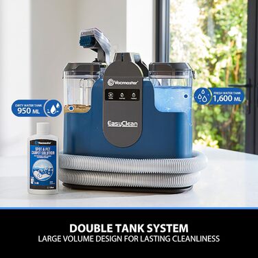 Vacmaster SCC1201H: Мийний пилосос 500W для килимів, м'яких меблів та авто. Очищувач плям на диванах та килимах