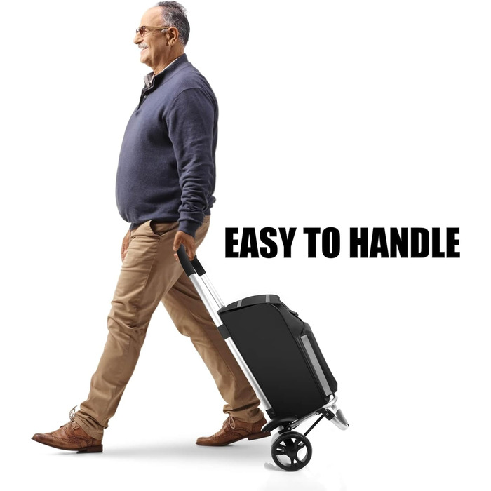 Складаний візок BigDean з відділенням для охолодження - також як візок-тележка - великі колеса