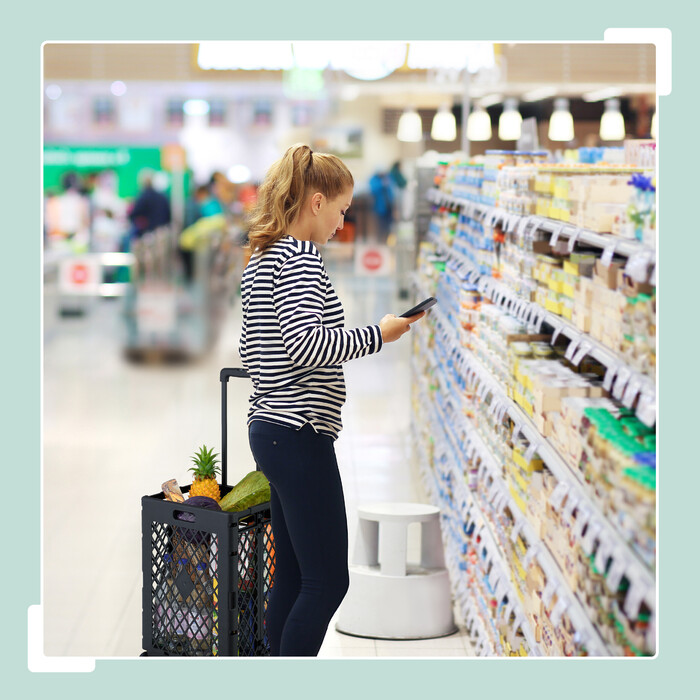 Relaxdays Folding Shopping Trolley