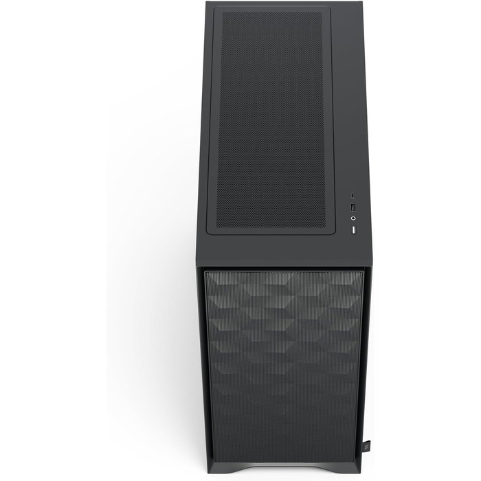Корпус для ПК Fractal Design Pop Air 2 Black TG Mesh ATX, 3x 120 мм вентилятори, чорний, загартоване скло
