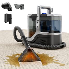 B Fluffy N6 Kit: Миючий пилосос 3-в-1 для диванів, меблів та килимів. Потужність 600W, 18kPa, 2.3L+1.2L, набір з миючим засобом