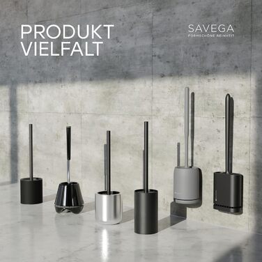 Силіконова щітка для унітазу на стіну – щітка для туалету без свердління, набір – щітка для унітазу з тримачем (чорний)