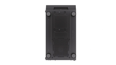 Корпус для комп'ютера Krux Scor, бічна панель зі скла, 1 вентилятор, mATX, чорний