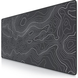 Килимок для миші TITANWOLF XXL 900x400mm - великий, покращена точність та швидкість, топографія