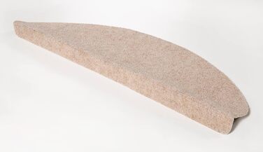 Килимок на сходи Andiamo Paris - набір 15 шт. - захист від подряпин та зносу, 23 x 65 см, бежевий