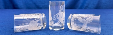 Набір чарок для горілки Art-Glass Myśliwskie, прозорі, 30 мл, 6 шт.