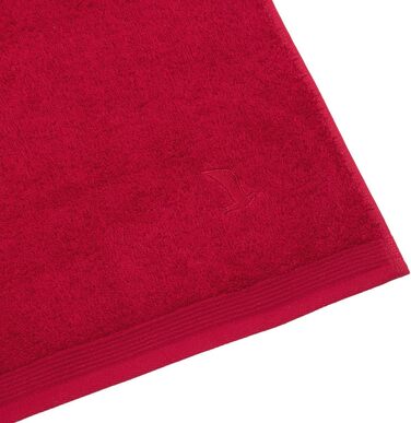 Möve - Superwuschel - 2 X Washcloth - 2 X Guest Towel - 2 X Shower Towel - Cotton (8-Piece Set Ruby)