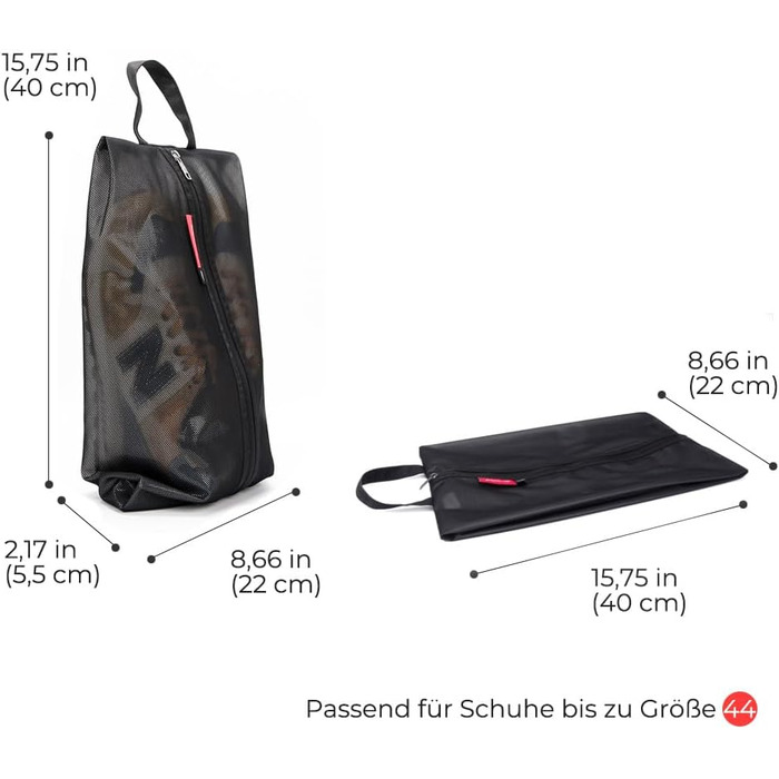 Pack all waterproof travel shoe bags, shoe organizers, and zippered shoe bags for men and women