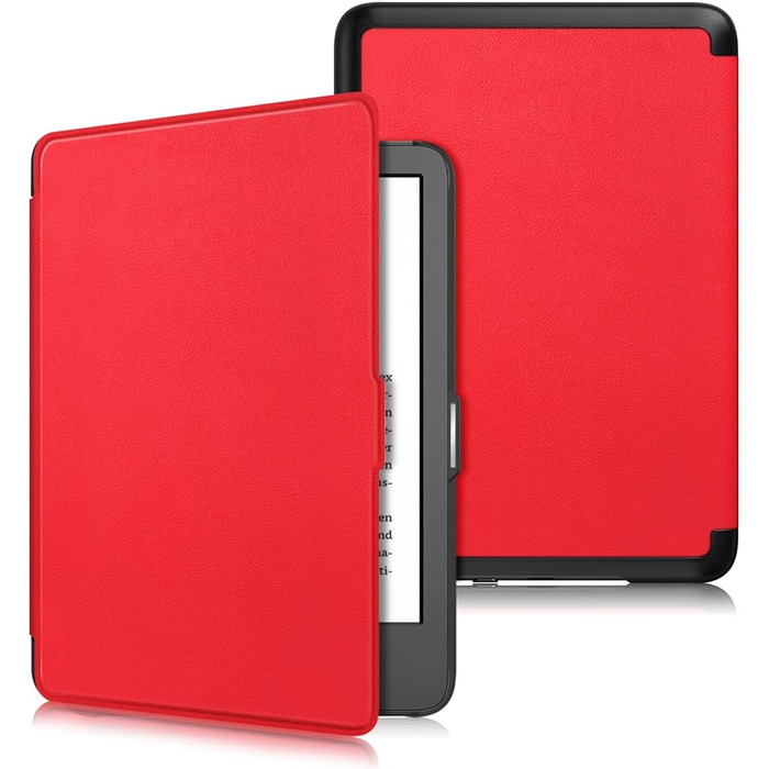 Чохол Flyorigin для Kindle Voyage (2014) з PU шкіри, Smart Sleep/Wake, червоний