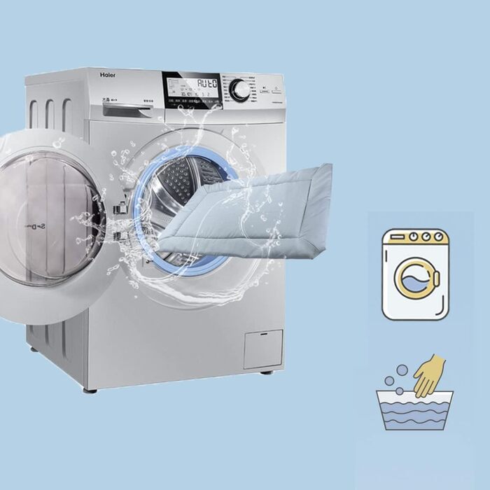 LATRAT Зворотне складне водонепроникне ліжко для собак, килимок для собак для подорожей, кемпінгу, на вулицю, з неслизьким дном, 90x60 см