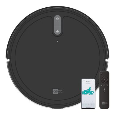 Робот-пилосос Aeco VacuBot з функцією миття підлоги (5000Pa, навігація лазером, до 160хв роботи, пульт, додаток)