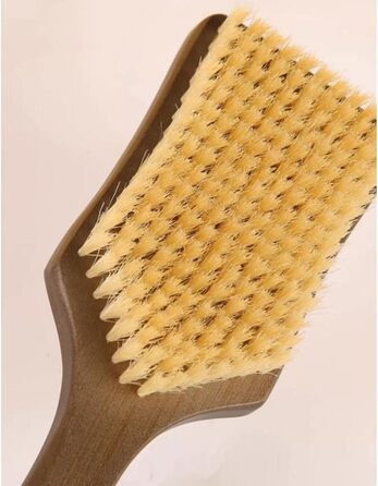 Body brushes for women, boar bristles, long handle, bath brushes, back scrubbers for men, bamboo shower brushes