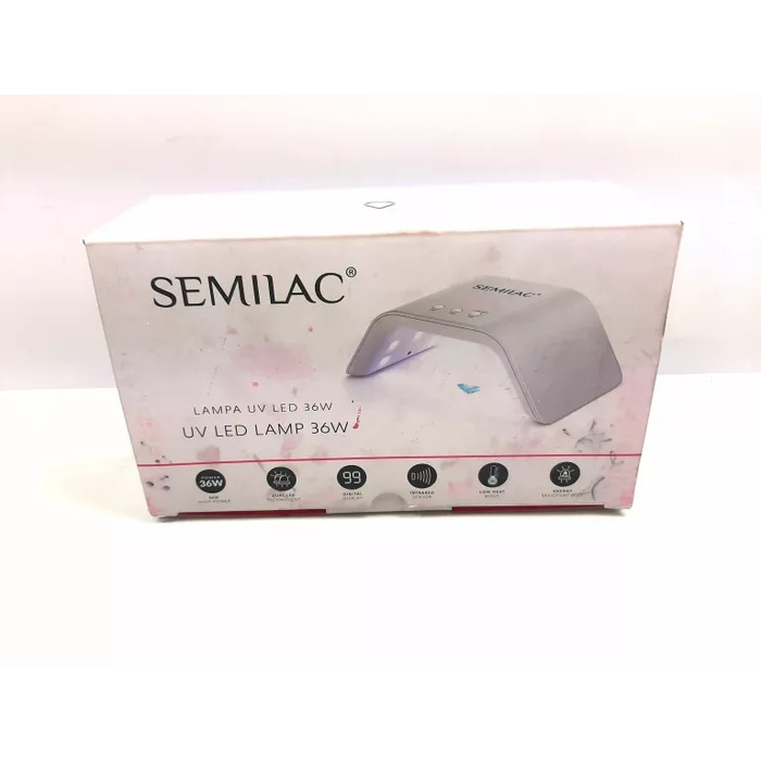 LED+UV лампа Semilac 24 Вт, біла