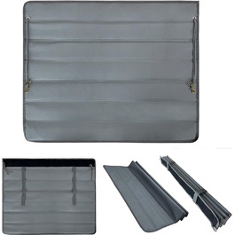 Захист для багажника автомобіля для собак, килимок у багажник, вологостійкий, стійкий до подряпин та розривів, 80x64 см (сірий)