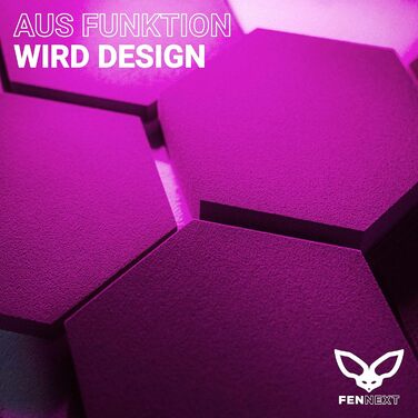 Акустичні панелі-поглиначі шуму гексагональні, 3D панелі для стін Green Shades / Magnolia Shades, набір 8 шт, виробництво ЄС