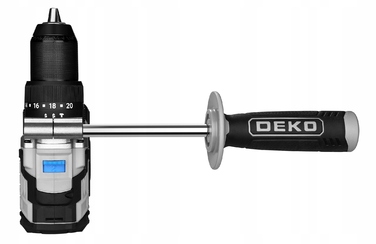 Акумуляторний шурупокрут DEKO 20 V безщітковий, 120 Нм, у кейсі