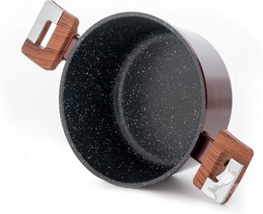 Набір посуду Induktion DMS® TSM4010 (10 предметів) з антипригарним покриттям Marbel, нержавіюча сталь, для індукційних плит