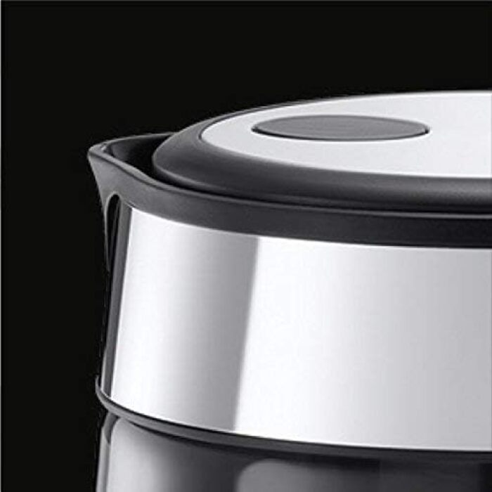 Електричний чайник Russell Hobbs Elegance з нержавіючої сталі та скла, 23380-56, 6 режимів підсмажування, підігрів, розморожування