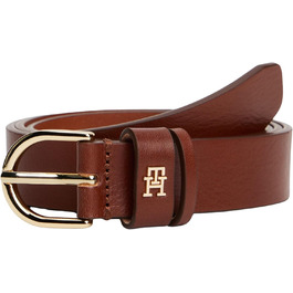 Жіночий шкіряний ремінь Tommy Hilfiger Essential Effortless 2.5, коричневий (Winter Cognac)