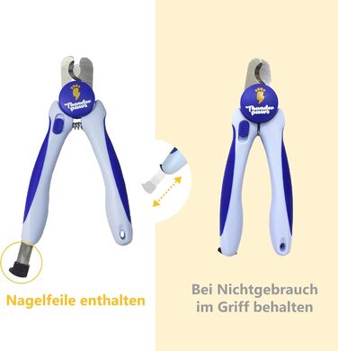 Професійна кусачка для собак з захистом, замком безпеки та пилочкою для нігтів (середній-великий, зелений). Середній-великий зелений (маленький-середній, блакитний)