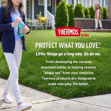 Термос Thermos Funtainer 340 мл, фіолетовий/блакитно-зелений, 12 oz